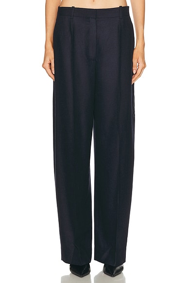 Wide Flannel Trouser