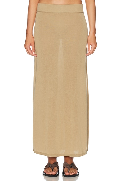 Long Knit Skirt