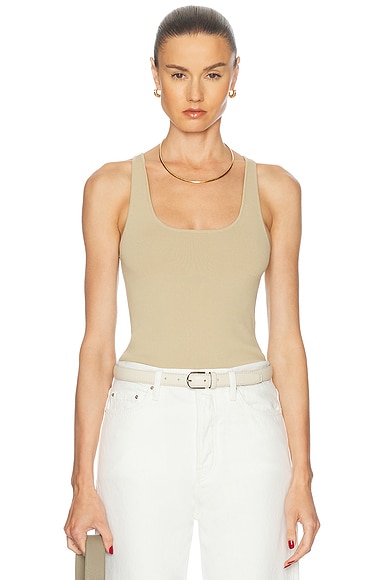 Compact Knit Tank Top
