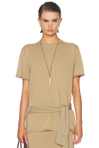 Toteme Tee Knit Top in Desert