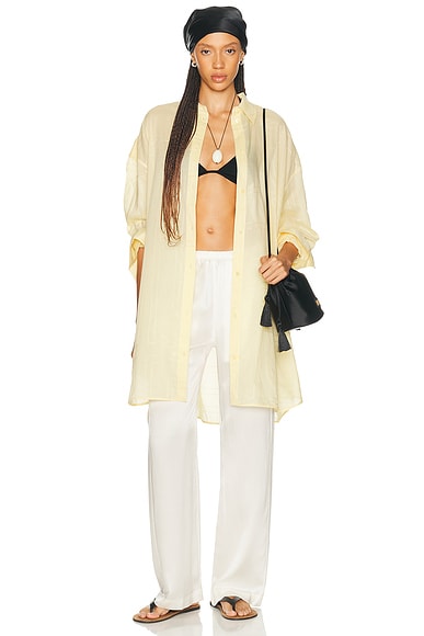 Toteme Long Summer Top in Buttercup
