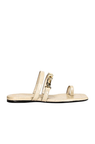 The Double Clasp Flat Sandal