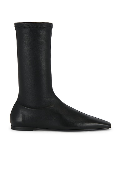 Nappa Leather Sock Boot