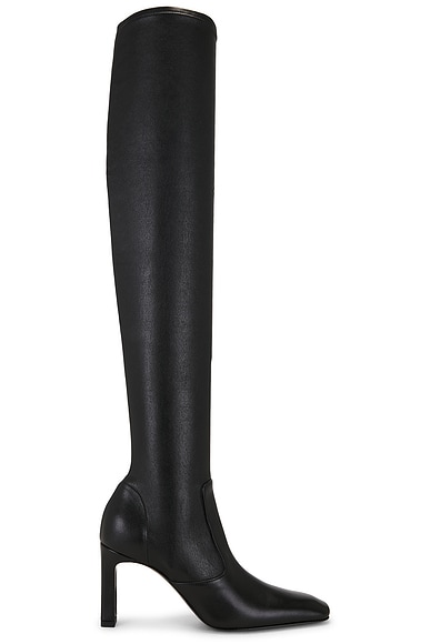 Toteme Nappa Over-The-Knee Boot in Black
