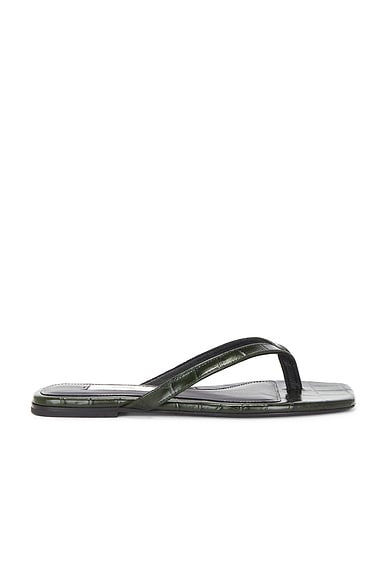 Croco Embossed Flip Flop