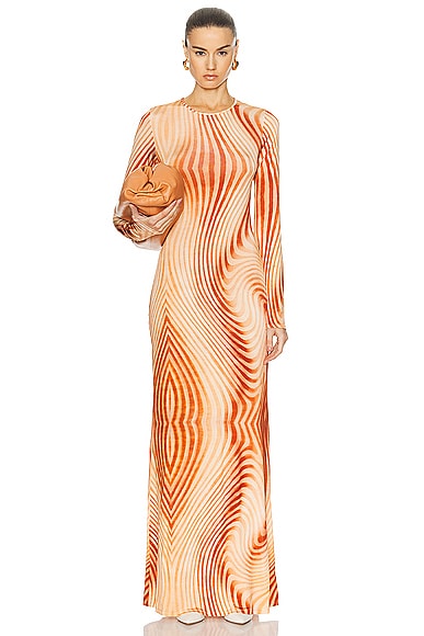TOVE Malloree Dress in Swirl Print