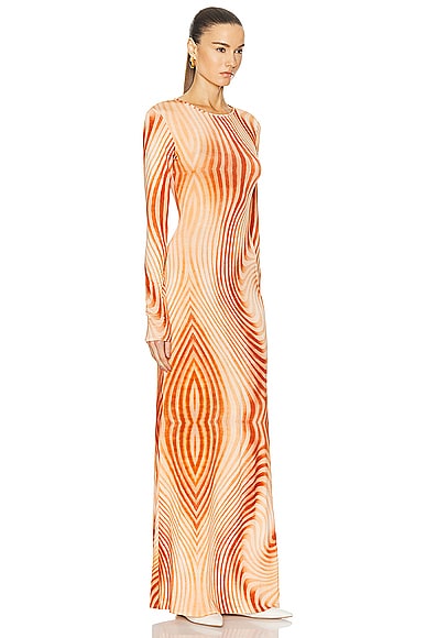 Shop Tove Malloree Dress In Swirl Print