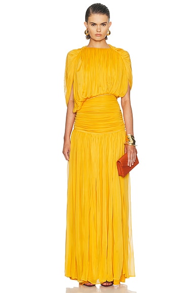 TOVE Gai Dress in Golden Yellow