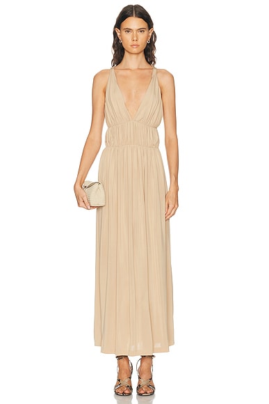 TOVE Ouida Dress in Sand