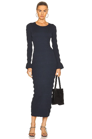 TOVE Giselle Dress in Navy