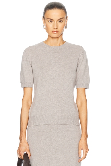 Lura Short Sleeve Knit Top