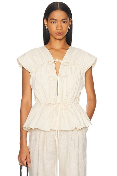 TOVE Thea Top in Cream