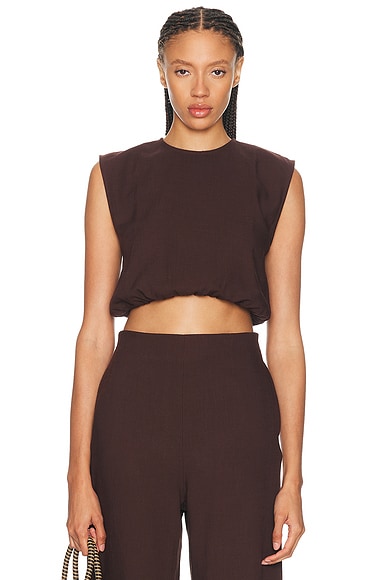 TOVE Andie Top in Aubergine