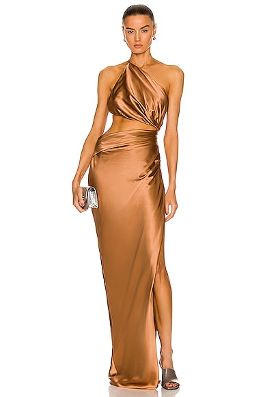 for FWRD One Shoulder Cut Out Gown