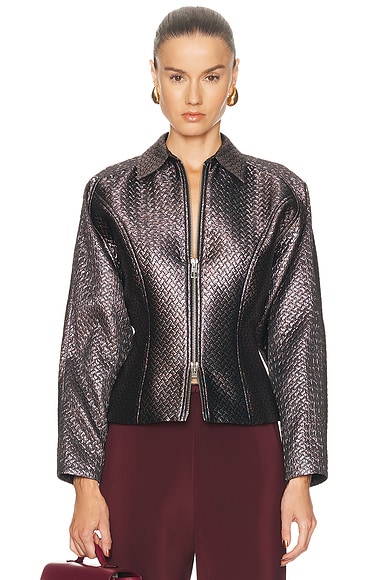 Double Zip Fitted Jacket