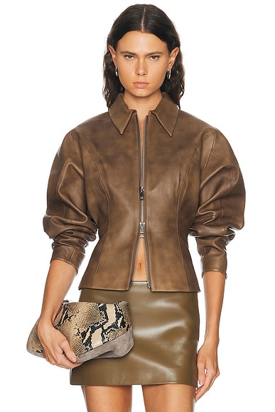 Fitted Leather Jacket