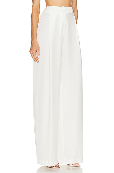 Shop The Sei Baggy Pleat Trouser In Ivory