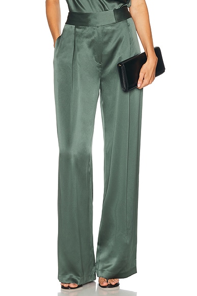 The Sei Relaxed Trouser in Thyme