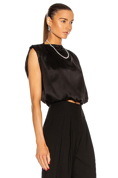 Shop The Sei Gathered Top In Black