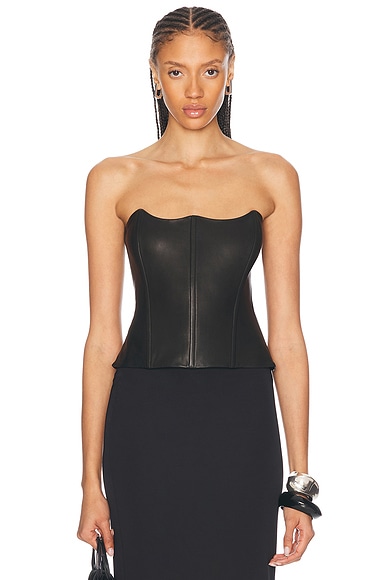 litmus HerPraha circular bustier black - ノースリーブ