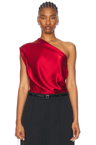 Asymmetrical Lapel Top