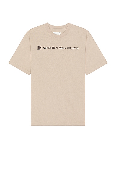Ts(s) Organic Cotton Jersey Nshw Print T-shirt In Brown