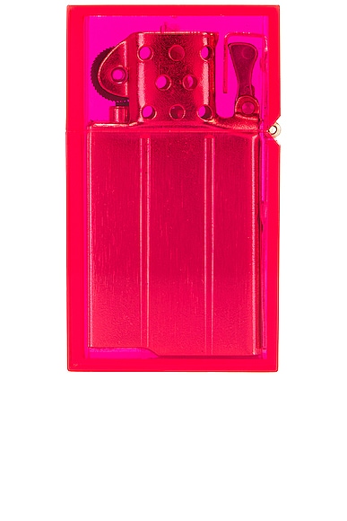 Shop Tsubota Pearl X Fwrd Hard Edge Transparent Lighter In Pink