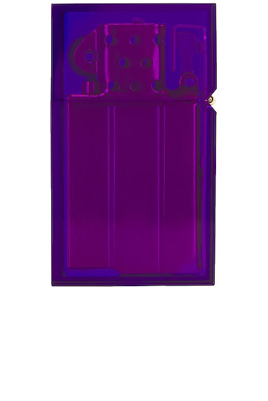Shop Tsubota Pearl X Fwrd Hard Edge Transparent Lighter In Purple