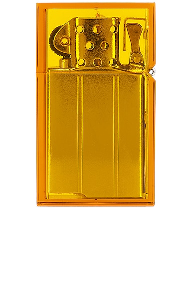 Shop Tsubota Pearl X Fwrd Hard Edge Transparent Lighter In Yellow