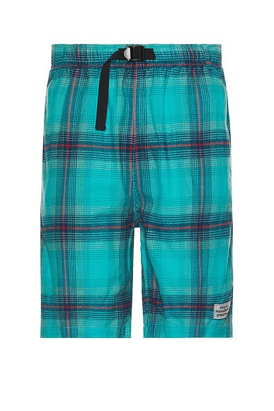 【THISISNEVERTHAT】Belted Check short Brown Belted-Check-short-Green1_320x