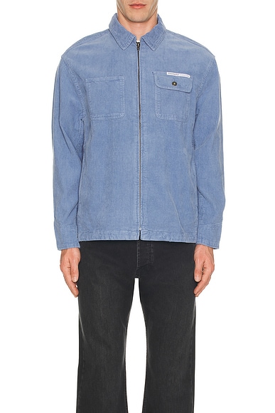 Washed Corduroy Zip Jacket