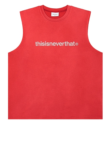 thisisneverthat T-Logo Sleeveless in Red