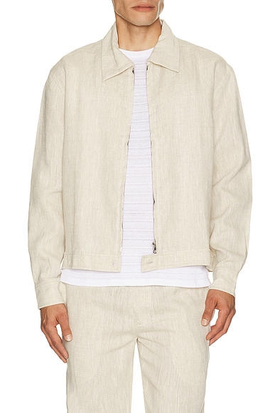 True Tribe Casey Jacket in Terralinen Sand