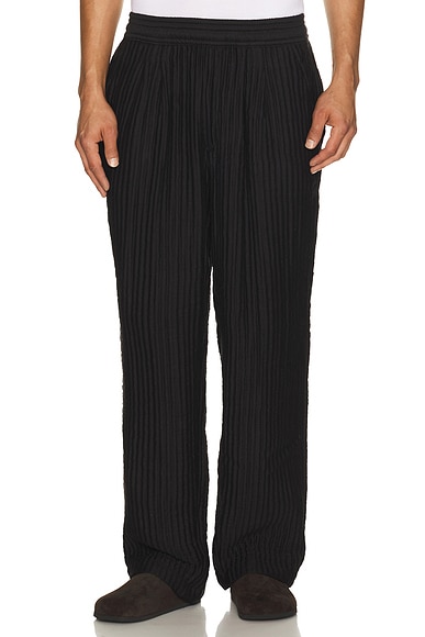 True Tribe Chill Pants in Aircloud Black