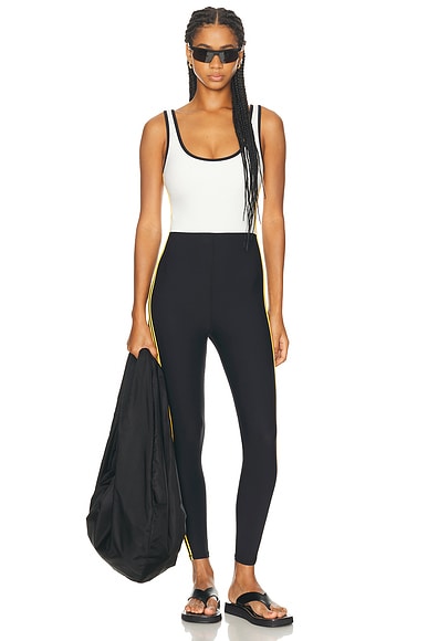 THE UPSIDE Prix Charlize Scoop Catsuit in Black