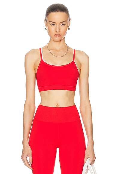 THE UPSIDE Form Seamless Kelsey Bra in Red