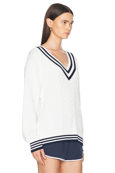 Shop The Upside Louie Sweater In White