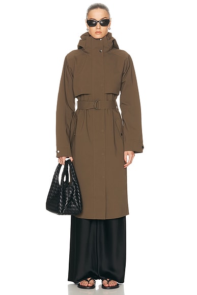 James Hooded Trench Coat