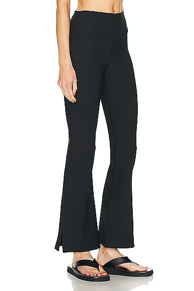 Shop The Upside Ribbed Florence Flare Pant In Black