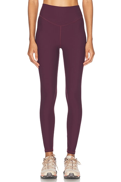 THE UPSIDE Peached 25 inch High Midi Legging in Fig