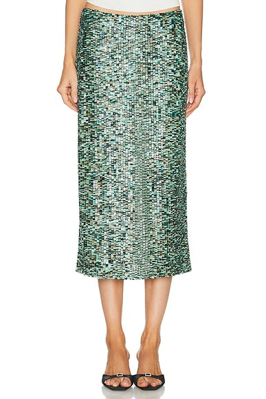 TWP Sylkie Skirt in Multi Darkest Spruce