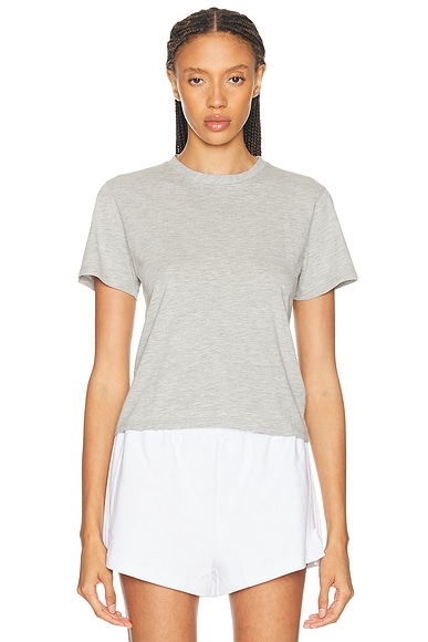 TWP His Tee in Light Heather Grey