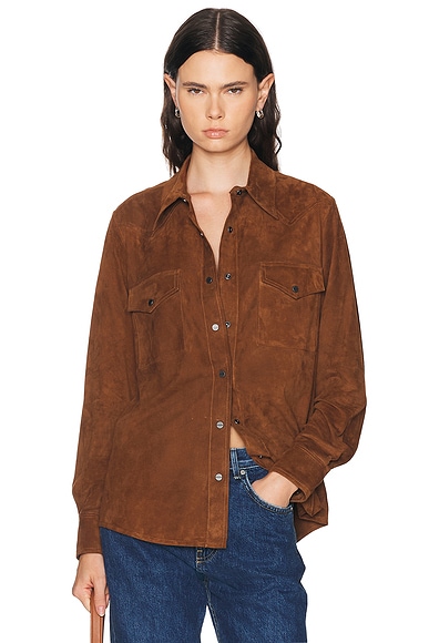 Cowboy Leather Travelin Soldier Top