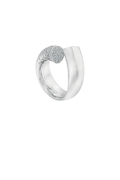 TABAYER Oera Pave Ring in 18k White Gold & Pave Diamonds