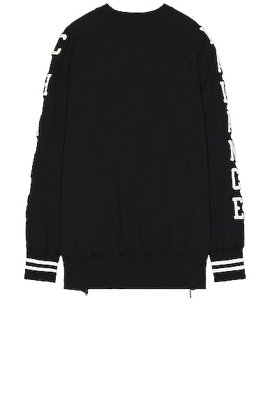 Shop Undercover Balance Chaos Sweater In Black