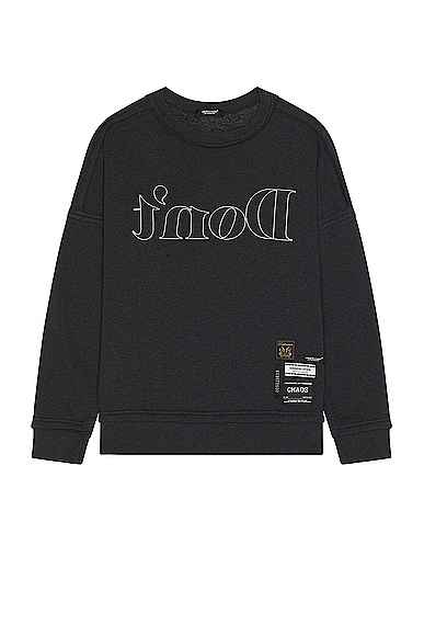Shop Undercover Sweatshirt In Charcoal