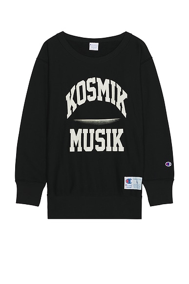 Undercover x Champion Kosmik Musik Sweatshirt in Black | FWRD