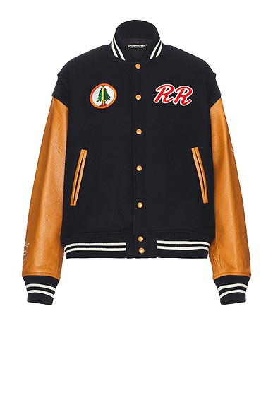 Off white jacket black and yellow top