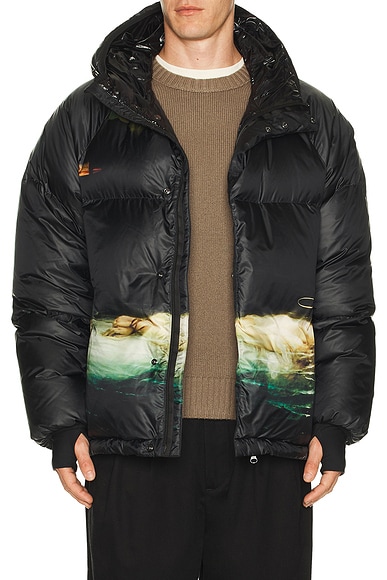 Drowned Martyr 2d Nylon Fiber Puffer Jacket