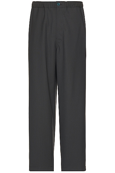 Shop Undercover Pants In Gray Khaki
